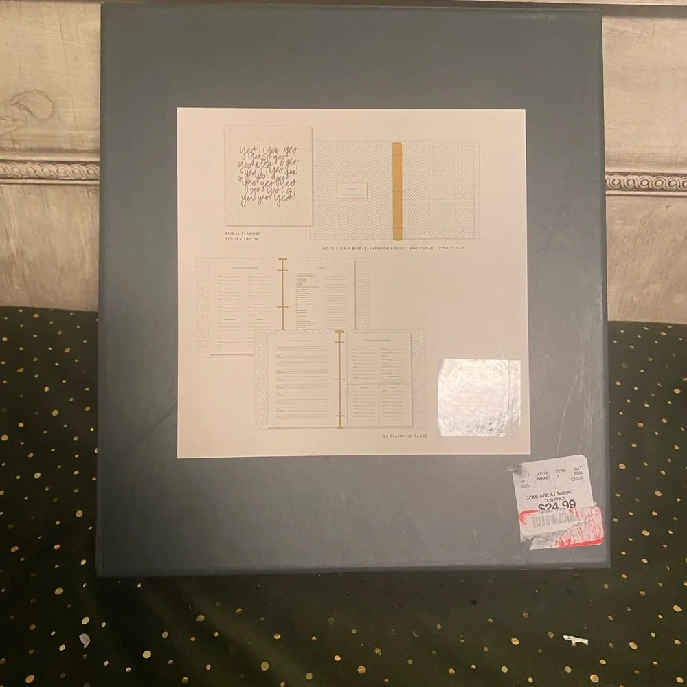 NWT kate spade Yes Yes Yes Bridal Planner IN BOX